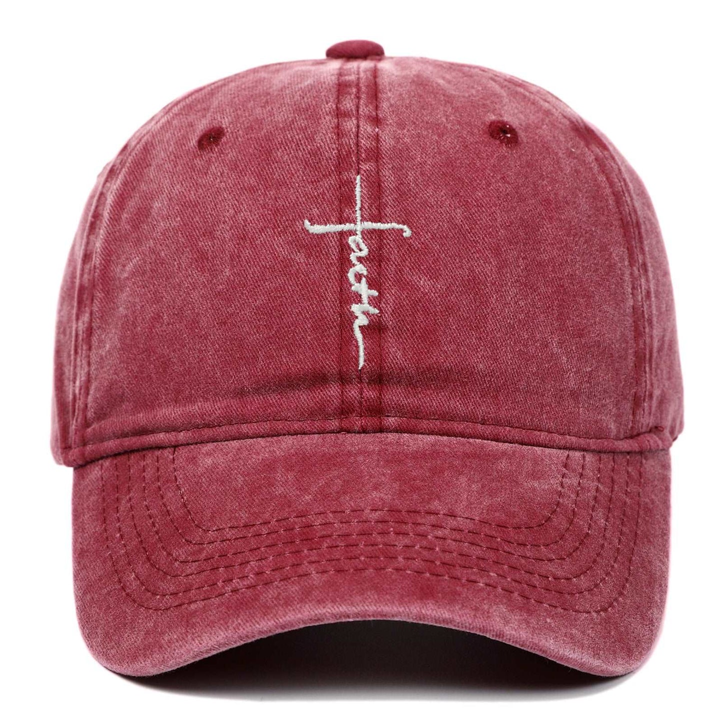Faith Washed-out Baseball Cap Be Up For Life