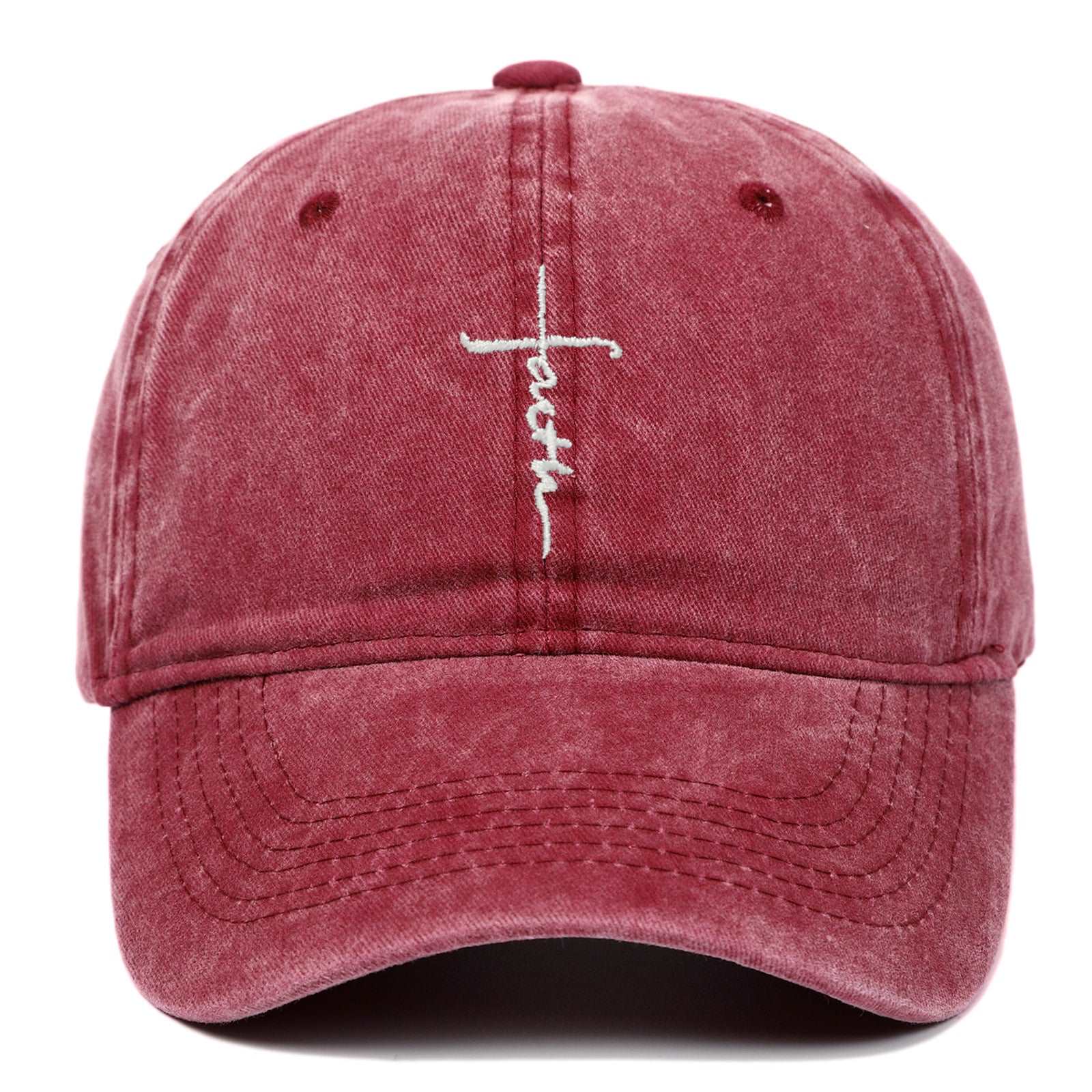 Faith Washed-out Baseball Cap Be Up For Life