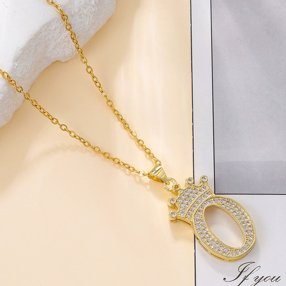 Uppercase Letter Necklace BEUPFORLIFE.com