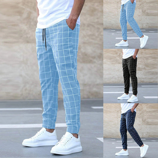 Plaid Print Pants BEUPFORLIFE.com