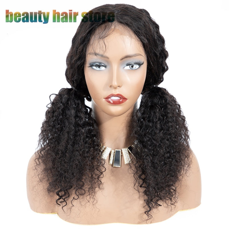 Brazilian Kinky Curly Lace Front Human Hair Wig Be Up For Life