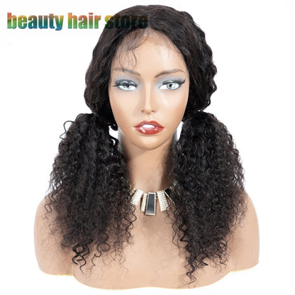 Brazilian Kinky Curly Lace Front Human Hair Wig Be Up For Life