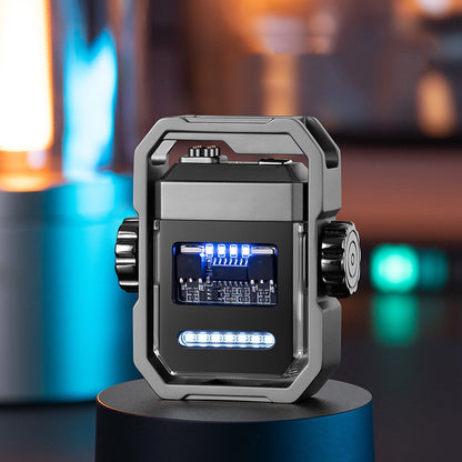 Pulse Lighter Double Arc Outdoor Windproof Type-C Charging Be Up For Life