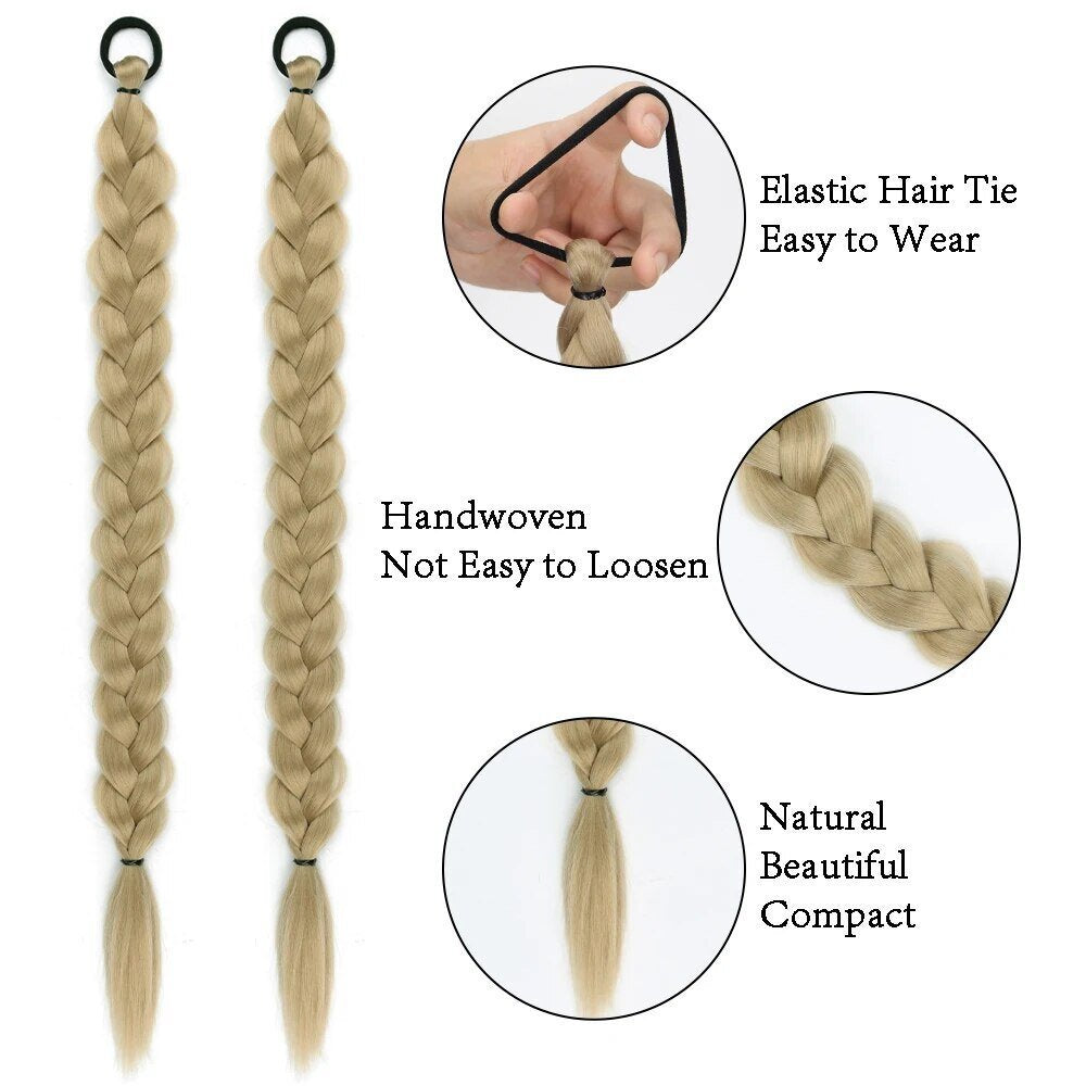 24-inch Women's Braid Hair Be Up For Life
