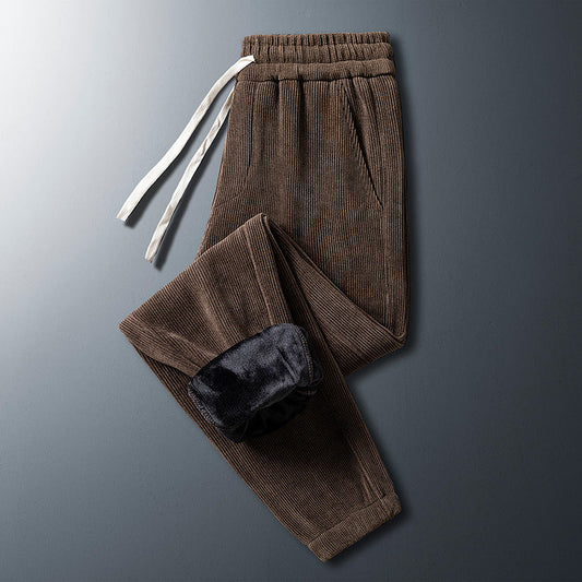 Men's Corduroy Plush Pants BEUPFORLIFE.com