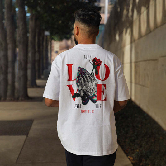 God's Love Never Fails T-shirt - BEUPFORLIFE.com
