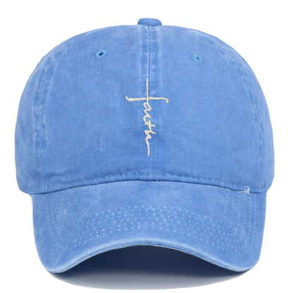 Faith Washed-out Baseball Cap Be Up For Life