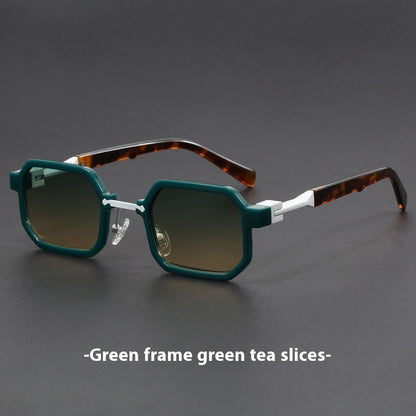 Retro Polygon Exquisite Sun Glasses