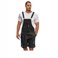 Ripped Men's Denim Suspender Shorts - BEUPFORLIFE.com