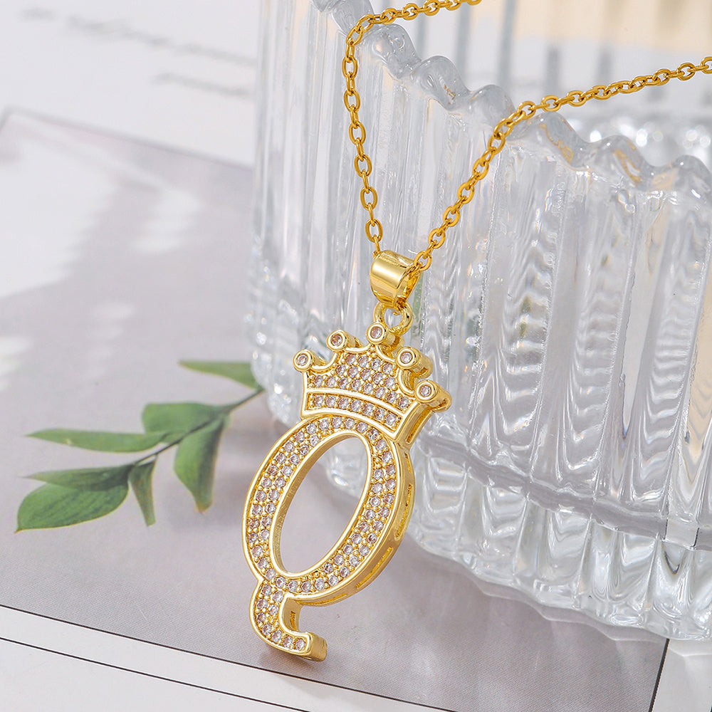 Uppercase Letter Necklace BEUPFORLIFE.com
