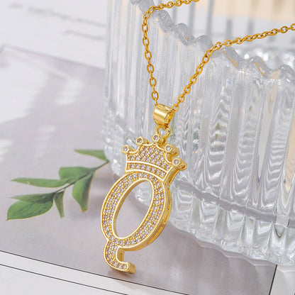 Uppercase Letter Necklace BEUPFORLIFE.com