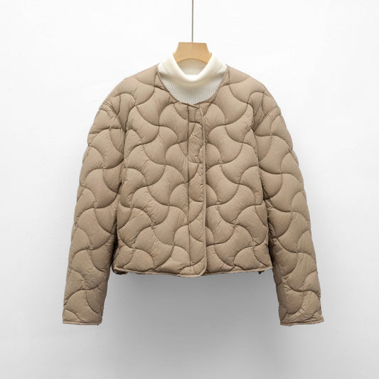 Round Neck Short Jacket Be Up For Life