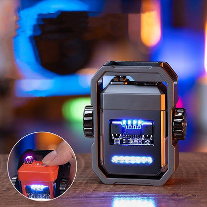 Pulse Lighter Double Arc Outdoor Windproof Type-C Charging Be Up For Life