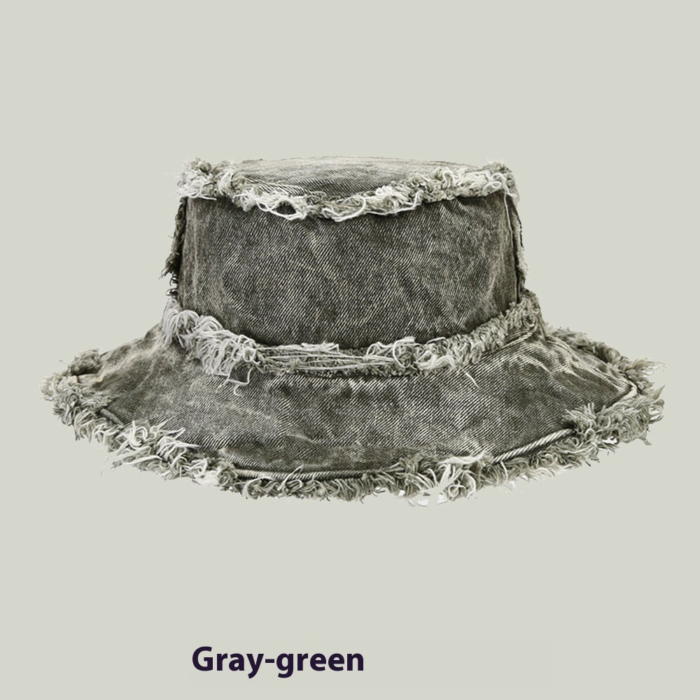 Washed Old Burr Double-sided Wear Bucket Hat BEUPFORLIFE.com
