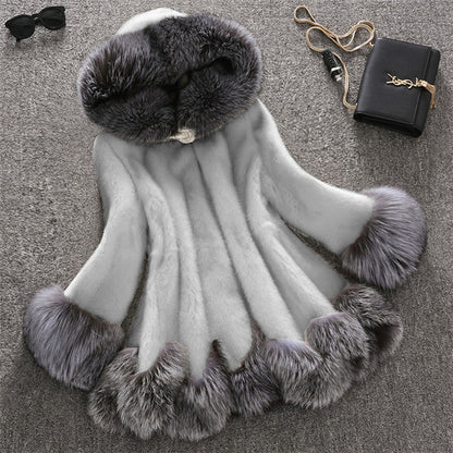 Faux Fur Mink Coat beupforlife