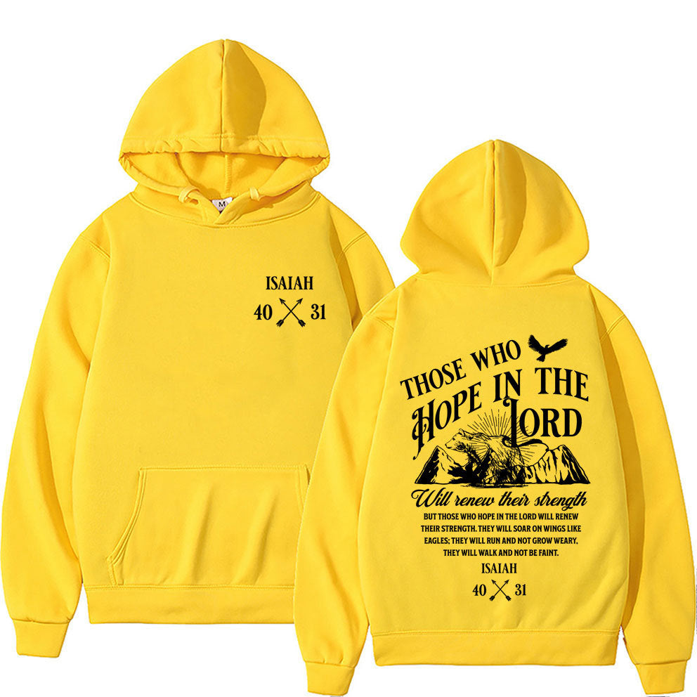 Scripture Print Hoodies