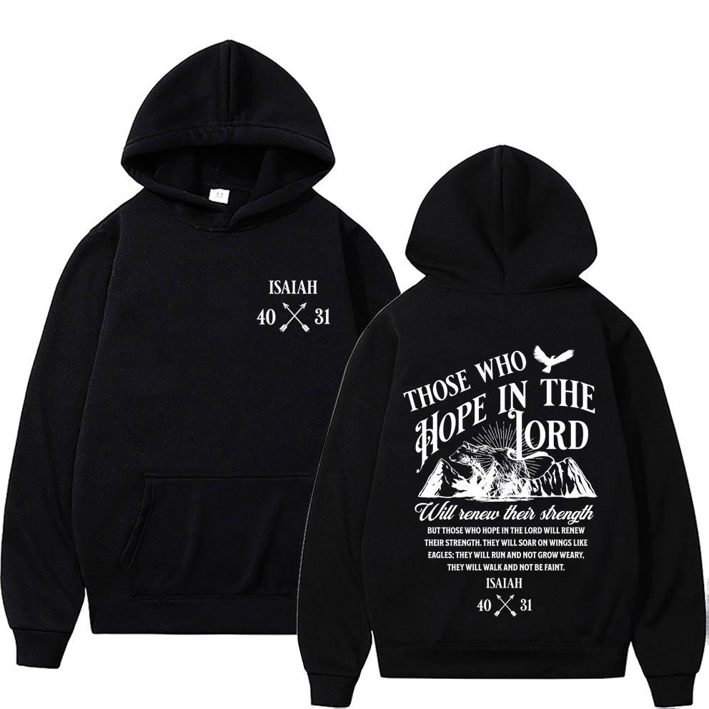 Scripture Print Hoodies