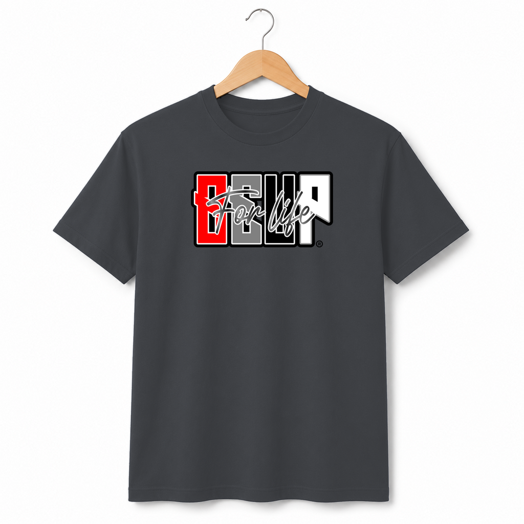 BE UP FOR LIFE Heavy Cotton Unisex T-Shirt – 4 Logo Designs