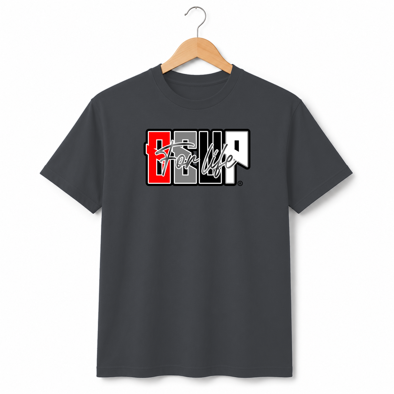BE UP FOR LIFE Heavy Cotton Unisex T-Shirt – 4 Logo Designs