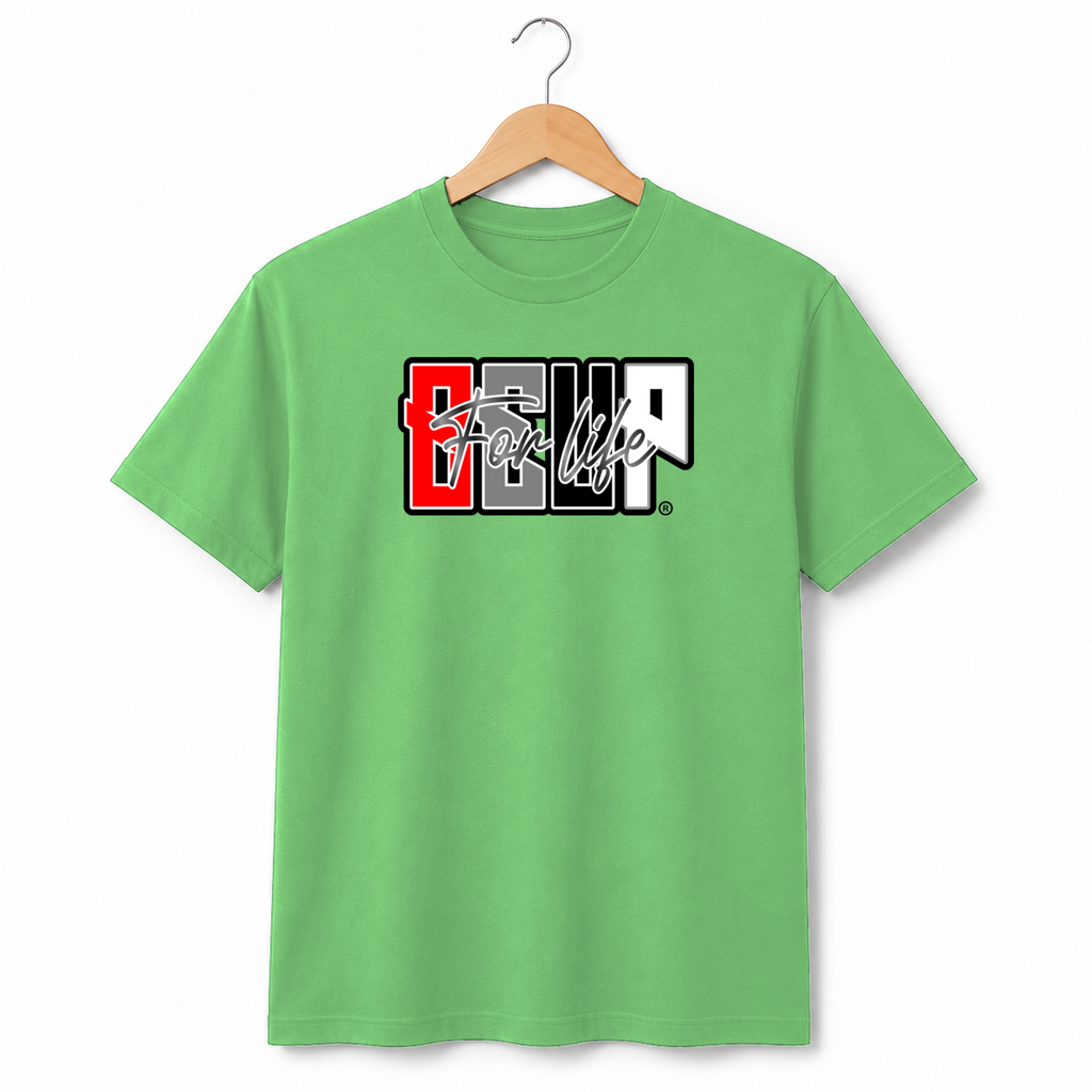 BE UP FOR LIFE Heavy Cotton Unisex T-Shirt – 4 Logo Designs