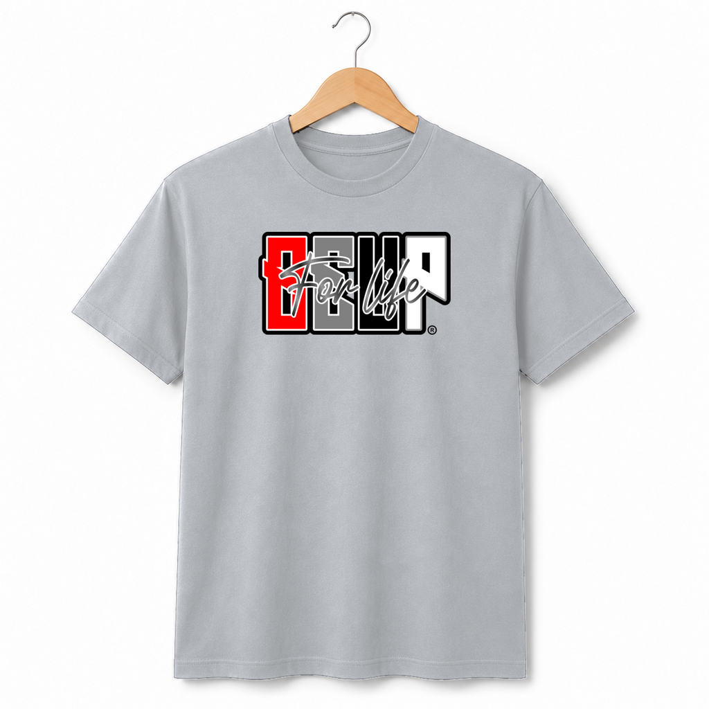 BE UP FOR LIFE Heavy Cotton Unisex T-Shirt – 4 Logo Designs