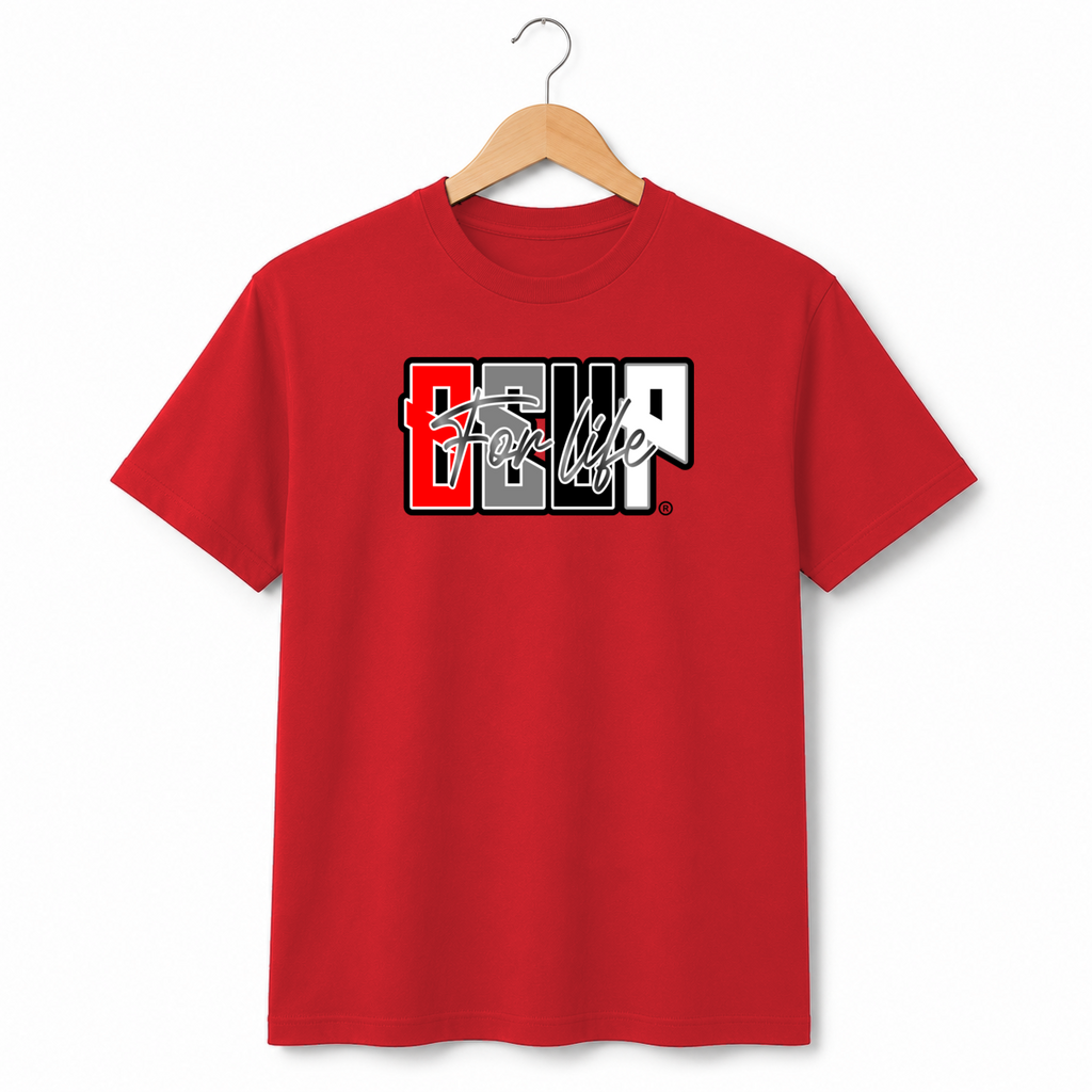 BE UP FOR LIFE Heavy Cotton Unisex T-Shirt – 4 Logo Designs