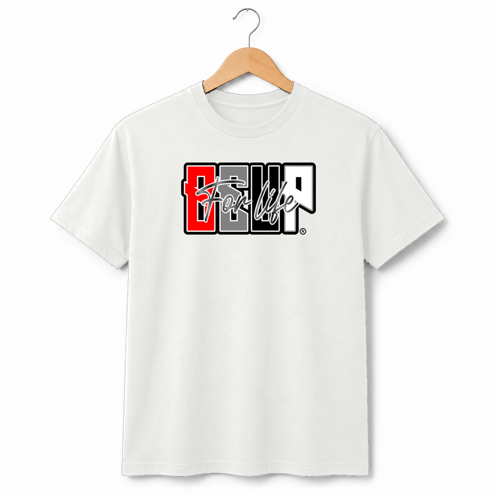 BE UP FOR LIFE Heavy Cotton Unisex T-Shirt – 4 Logo Designs