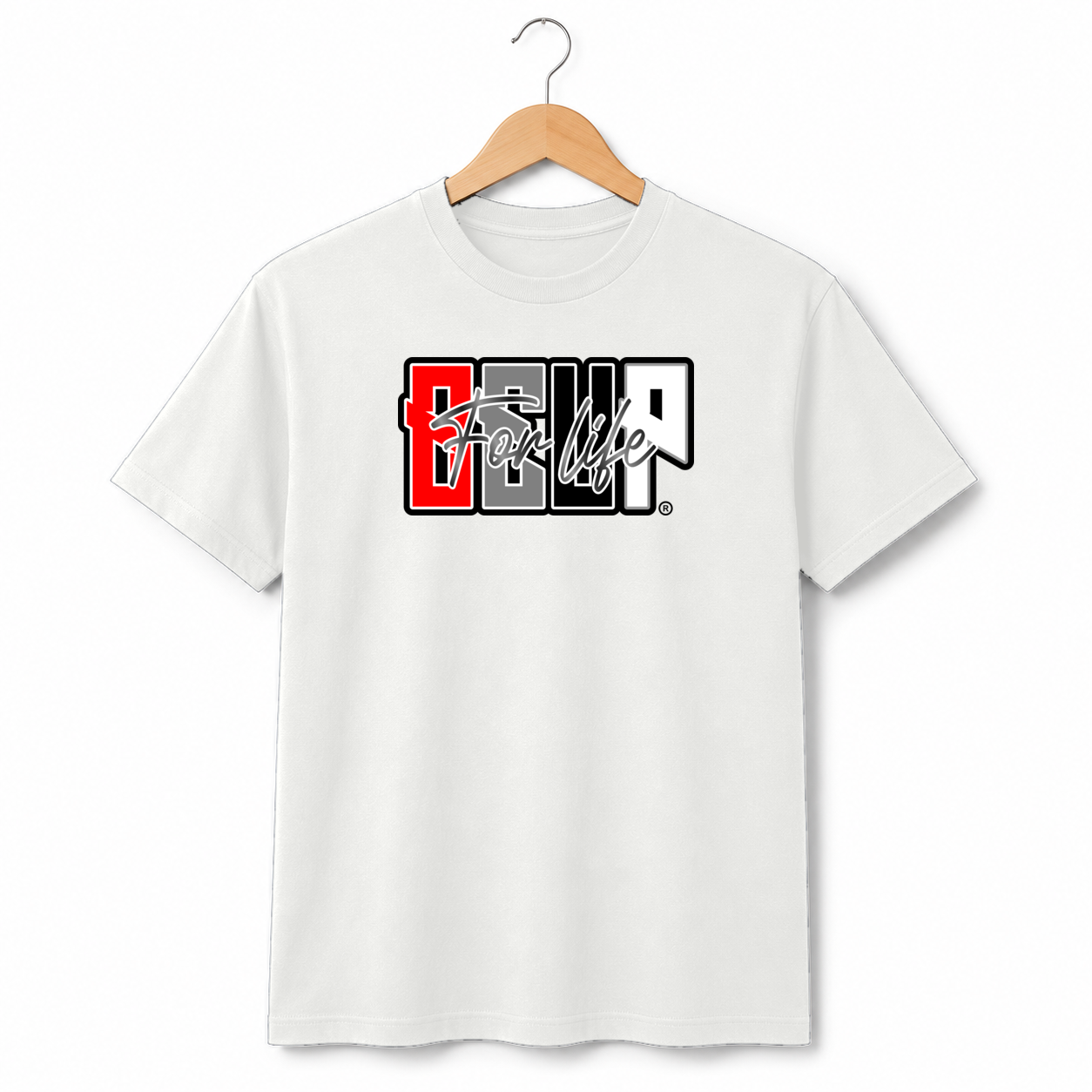 BE UP FOR LIFE Heavy Cotton Unisex T-Shirt – 4 Logo Designs