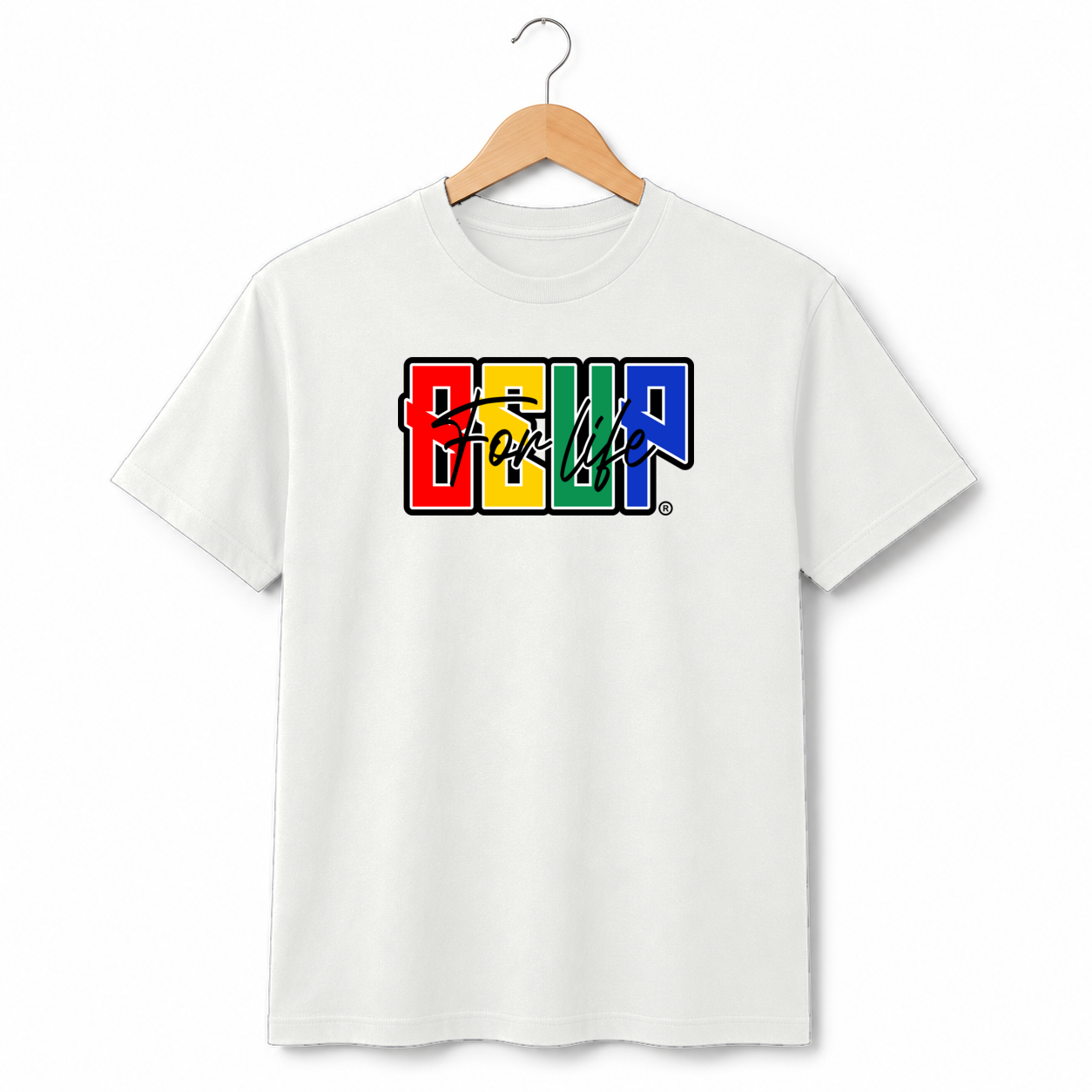 BE UP FOR LIFE Heavy Cotton Unisex T-Shirt – 4 Logo Designs