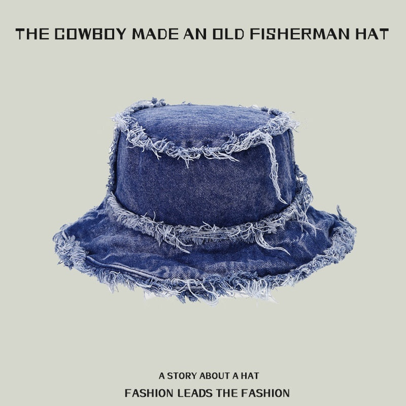 Washed Old Burr Double-sided Wear Bucket Hat BEUPFORLIFE.com