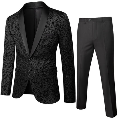 Men's Slim Fit Two-piece Suit