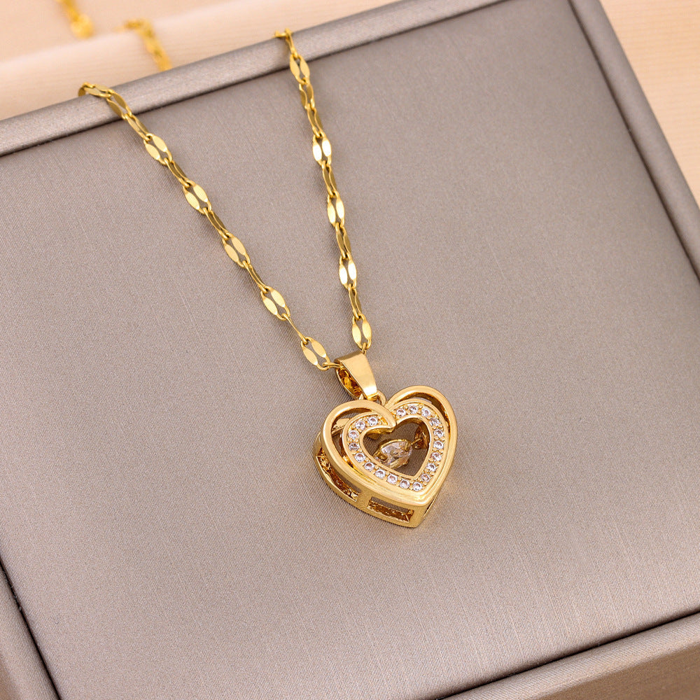 Double-layer Love Necklace BEUPFORLIFE.com