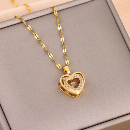 Double-layer Love Necklace BEUPFORLIFE.com