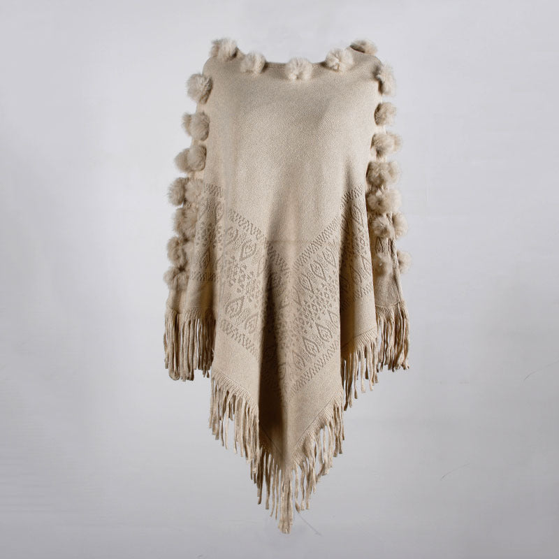 Fringed Cloak Shawl Be Up For Life
