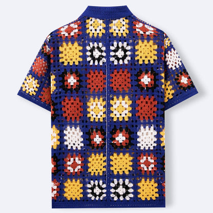 Hand Crocheting Knitwear Hollow Shirt BEUPFORLIFE.com