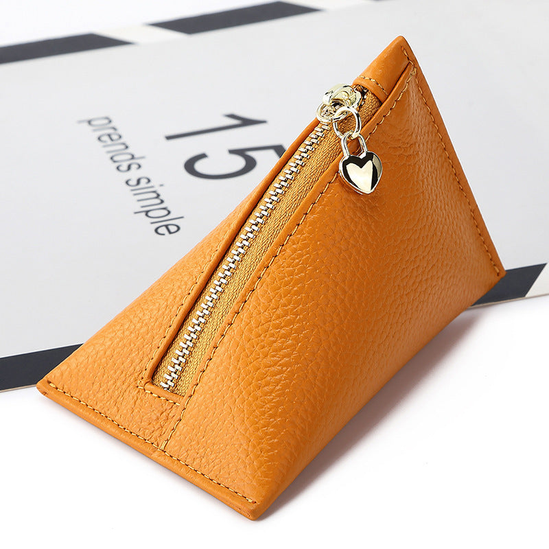 Cowhide Mini Coin Purse BEUPFORLIFE.com