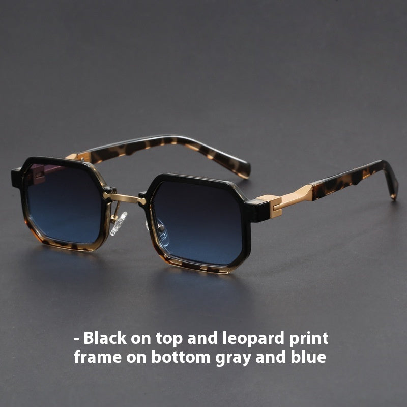 Retro Polygon Exquisite Sun Glasses