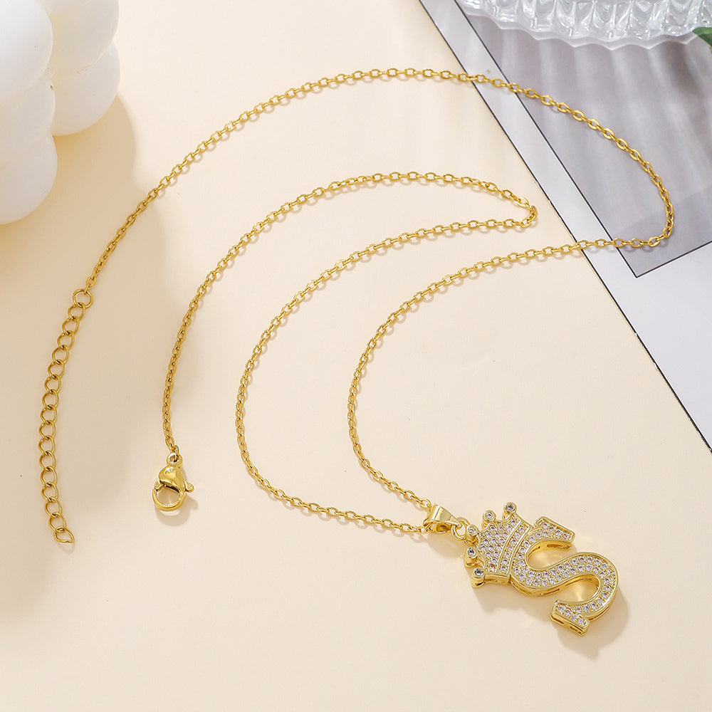 Uppercase Letter Necklace BEUPFORLIFE.com