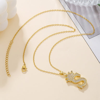 Uppercase Letter Necklace BEUPFORLIFE.com