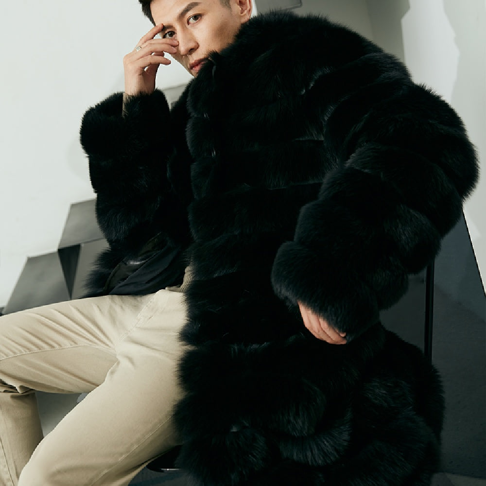 Real Fox Fur Long Coat Be Up For Life