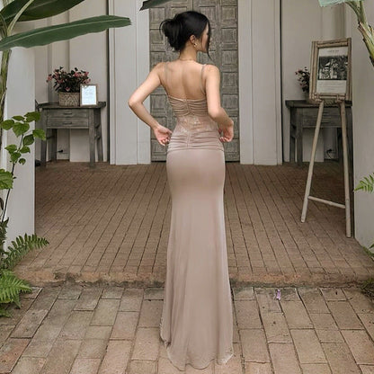 Women's Halter Sleeveless Lace Dress BEUPFORLIFE.com