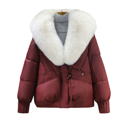 Big Fur Collar Thick Warm Coat BEUPFORLIFE.com