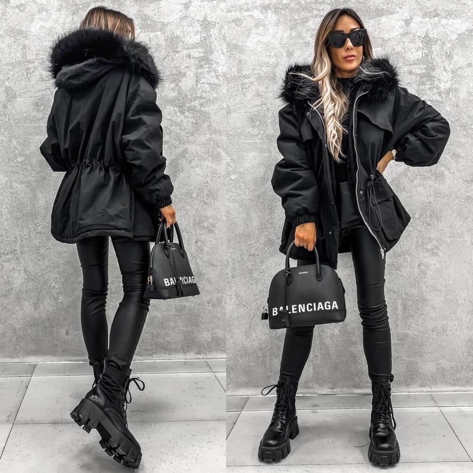 Fur Collar Parka Be Up For Life