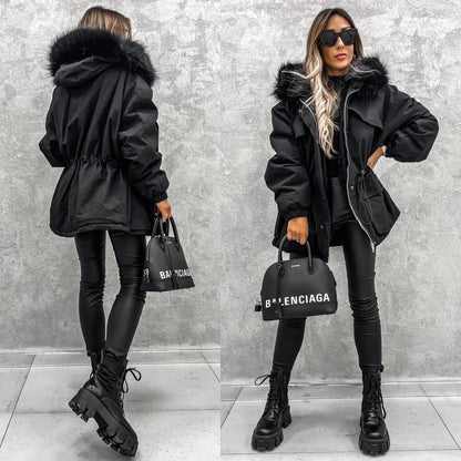 Fur Collar Parka Be Up For Life
