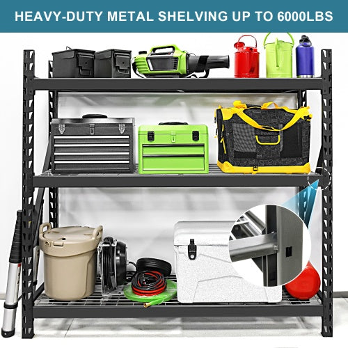 Garage Shelving Heavy Duty 72H 77 W Garage Storage Shelve Be Up For Life