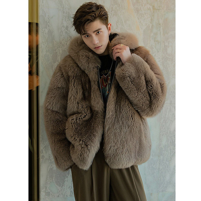 Faux Fox Fur Coat BEUPFORLIFE.com