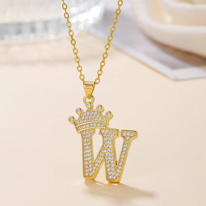 Uppercase Letter Necklace BEUPFORLIFE.com