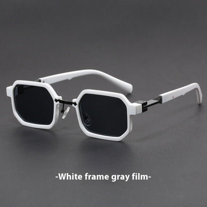 Retro Polygon Exquisite Sun Glasses