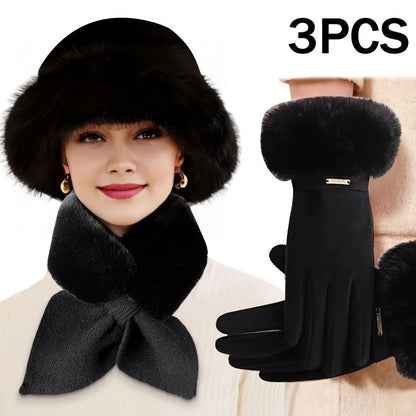 3-piece Winter Warm Glove Set Be Up For Life
