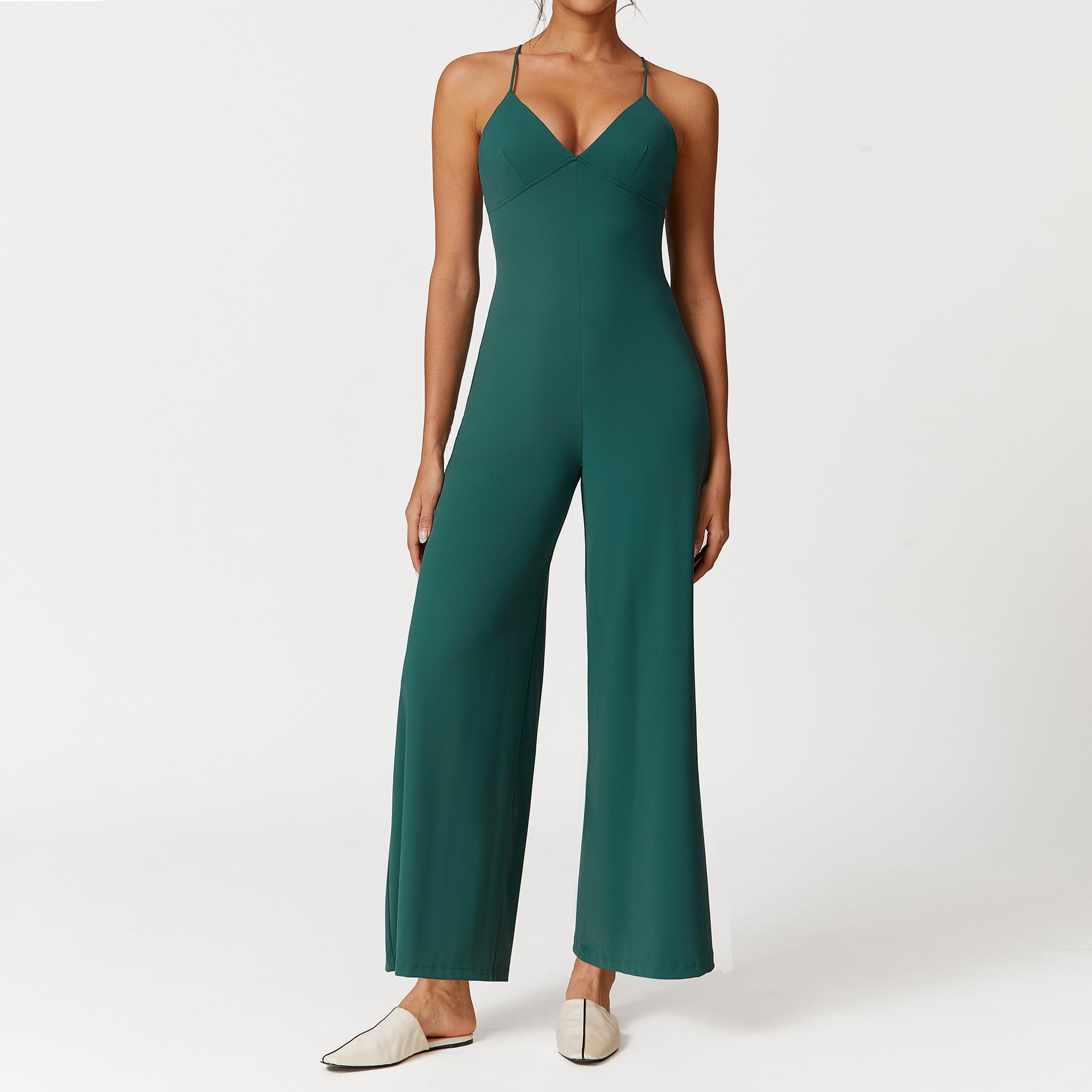 Lace-up Jumpsuit Be Up For Life